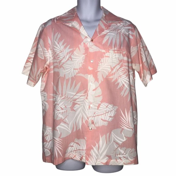 Hilo Hattie Other - Hilo Hattie Hawaiian Pink Colorful Floral Shirt L